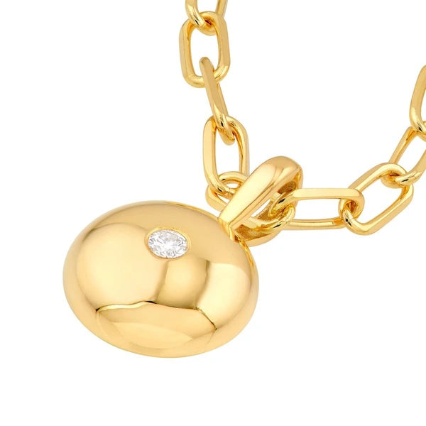 Diamond Disc Pendant