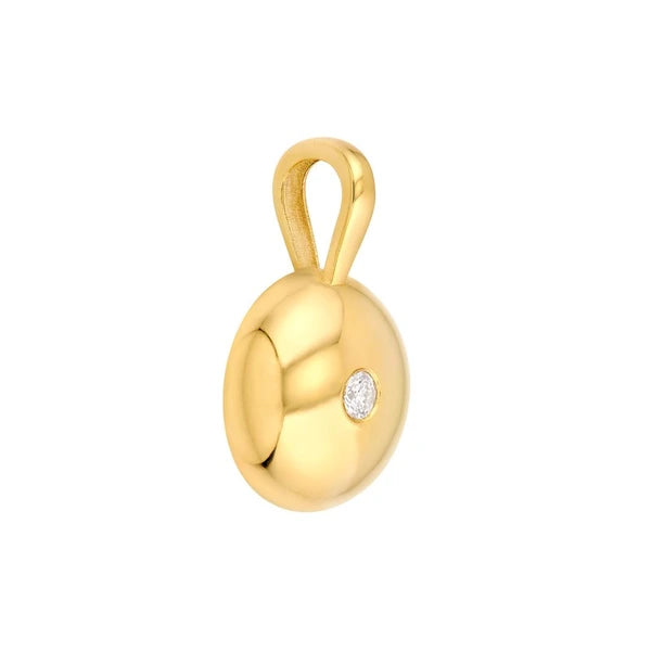 Diamond Disc Pendant