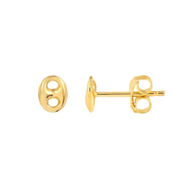 Puffy Mariner Stud Earrings