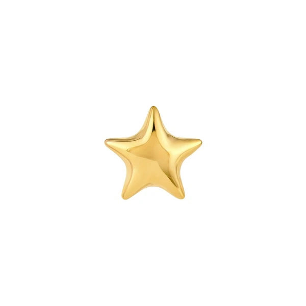Puffy Star Stud Earrings