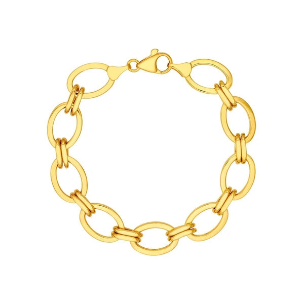 Hollow Oval & Double Link Chain