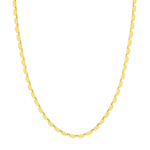 Half Moon Link Necklace