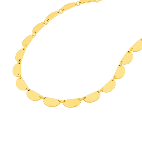 Half Moon Link Necklace