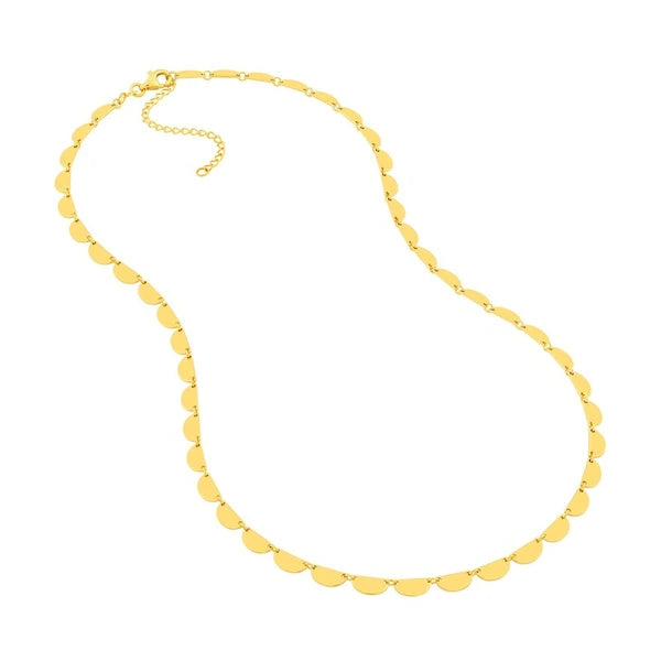 Half Moon Link Necklace