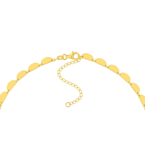 Half Moon Link Necklace