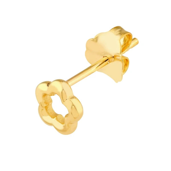 Open Flower Stud Earrings