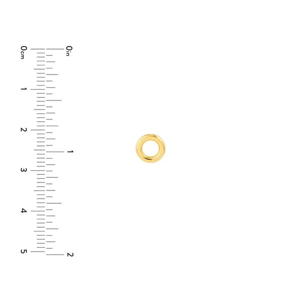 Open Circle Stud Earrings
