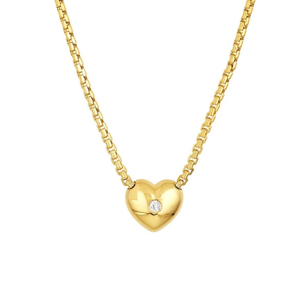 1/10tcw Diamond Heart Pendant Necklace