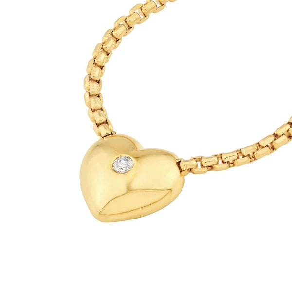 1/10tcw Diamond Heart Pendant Necklace