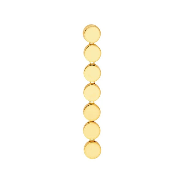 Round Discs Dangle Earrings