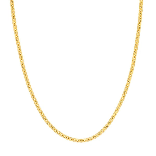 Hollow Flat Oval Link Chain