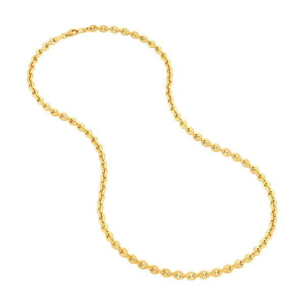 Hollow Flat Oval Link Chain