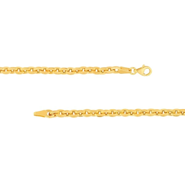 Hollow Flat Oval Link Chain