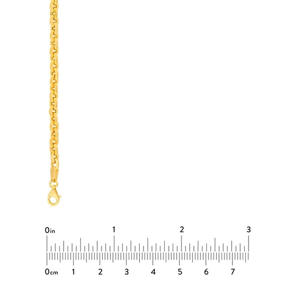 Hollow Flat Oval Link Chain