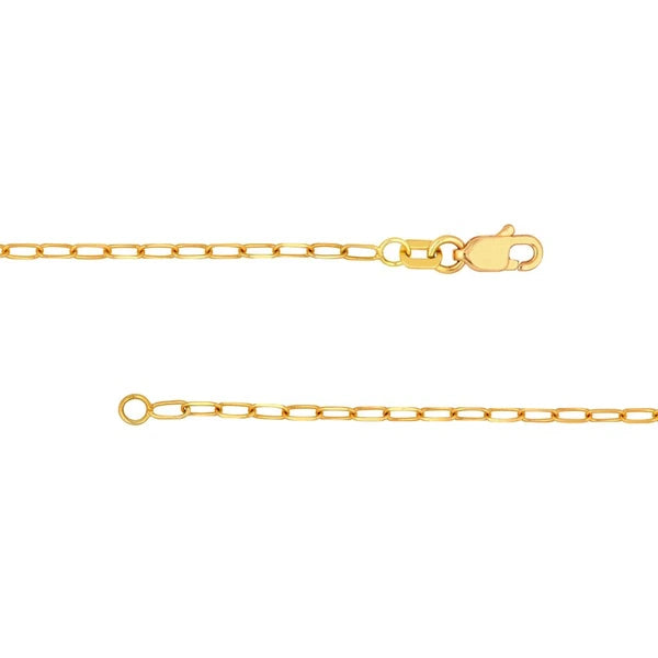 Cutout Heart Engravable Disk Paper Clip Necklace