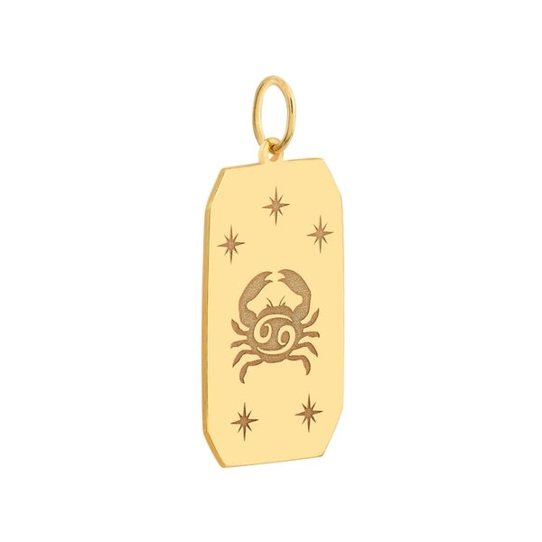 Cancer Engraved Pendant