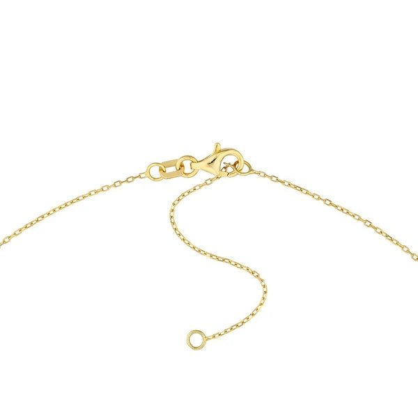 Diamond Gothic “M” Necklace