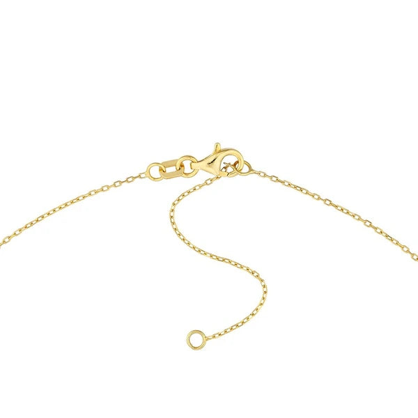 Diamond Gothic 'T' Necklace