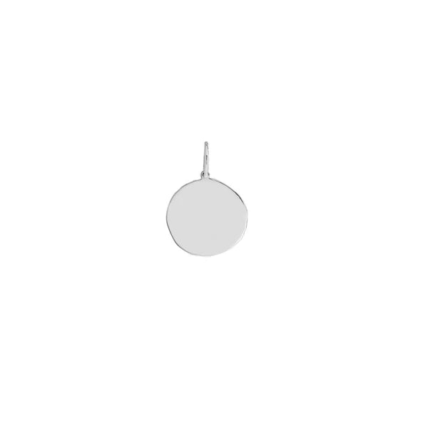 Organic Disk Engravable Charm