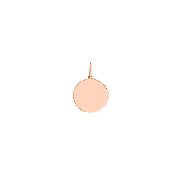 Organic Disk Engravable Charm