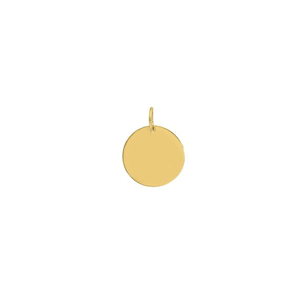 Large Disk Engravable Charm
