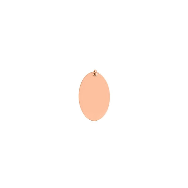Medium Oval Engravable Charm