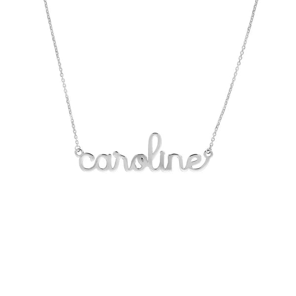 5mm Doodle N/Ameplate Necklace