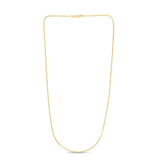 14K Gold 1.1mm Milano Chain