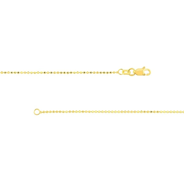 1.20mm D/C Bead Chain with Lobster Lock