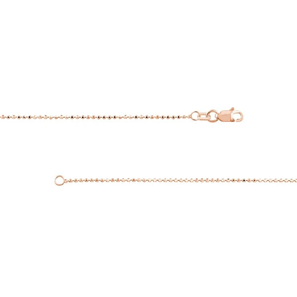 1.20mm D/C Bead Chain with Lobster Lock