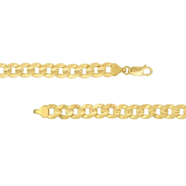 8.7mm Cuban Curb Chain with Lobster Lock