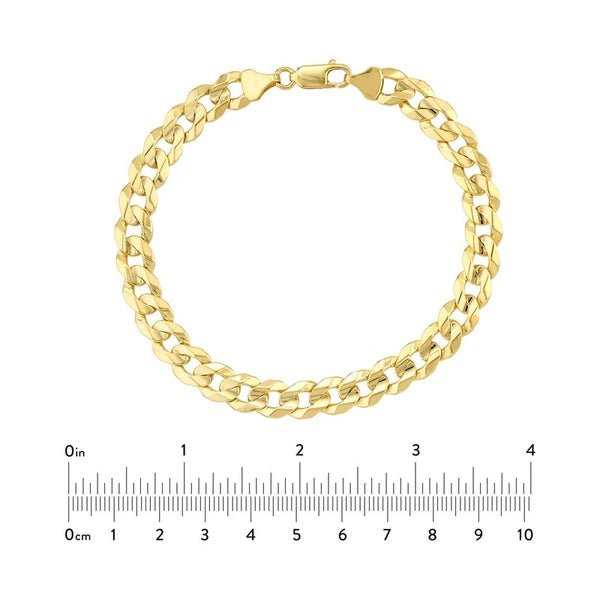 8.7mm Cuban Curb Chain with Lobster Lock