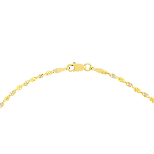 2.10mm Two Tone Dorica Chain
