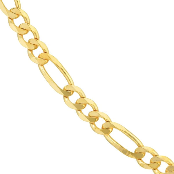 8.4mm Figaro Chain with Pear Shape Lock