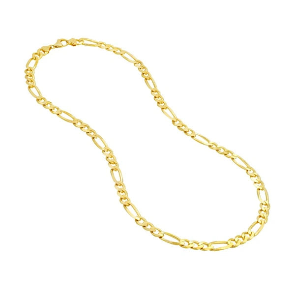 8.4mm Figaro Chain with Pear Shape Lock