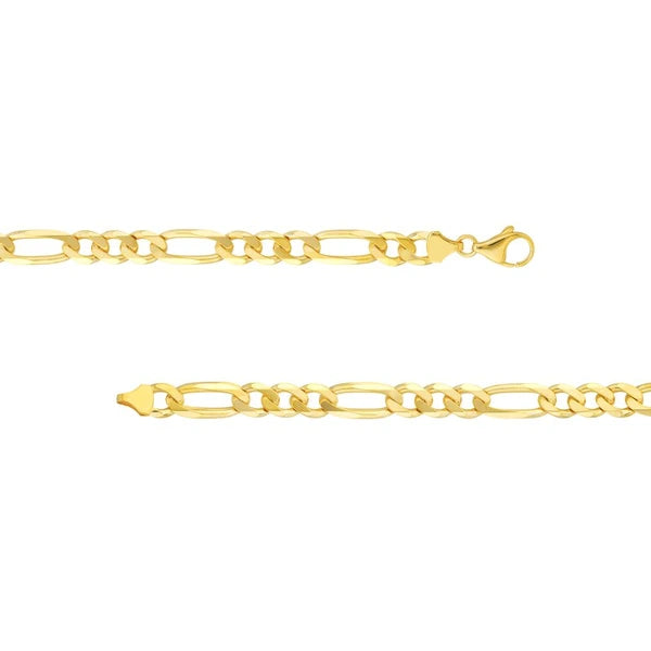 8.4mm Figaro Chain with Pear Shape Lock