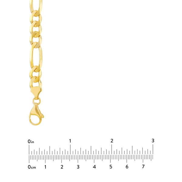 8.4mm Figaro Chain with Pear Shape Lock