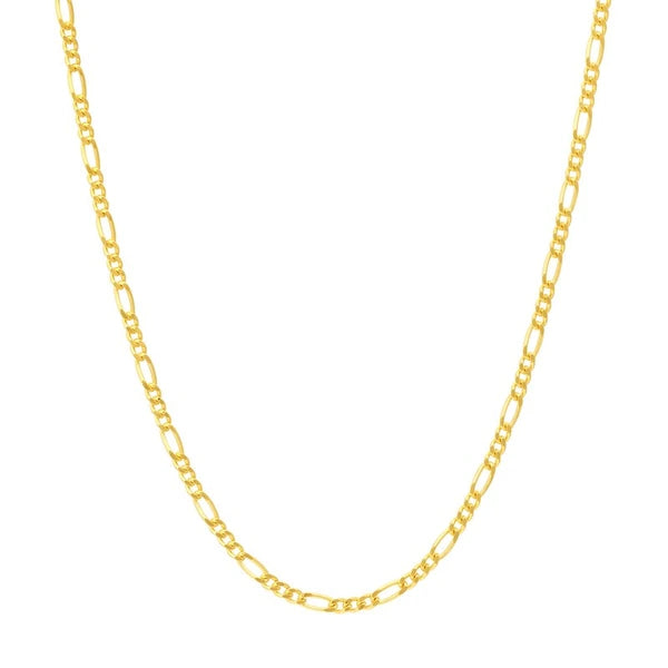 1.30mm Figaro Chain with Spring Ring