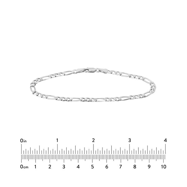 3.9mm Figaro Chain with Lobster Lock