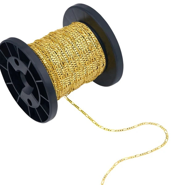 2.35mm Concave Figaro Chain