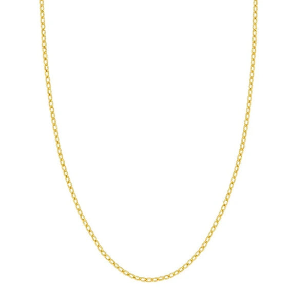 2.30mm Designer Rolo Chain with Lobster Lock