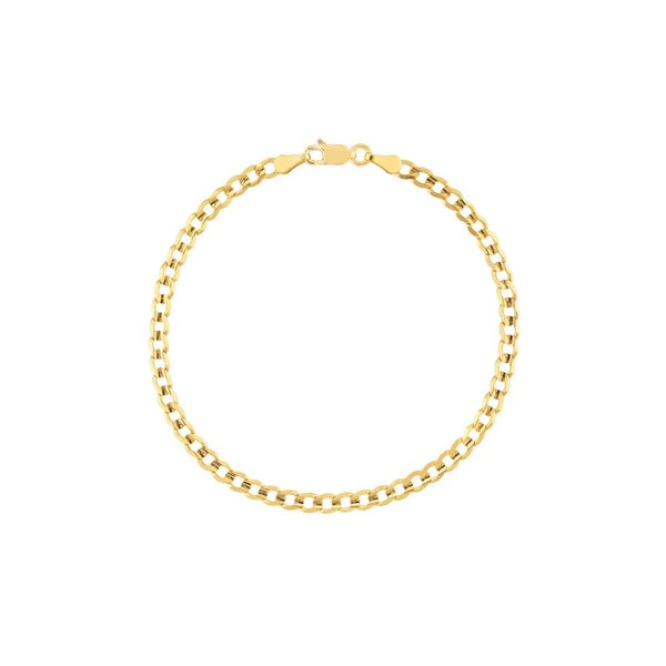3.90mm Light Open Curb Chain with Lobster Lock
