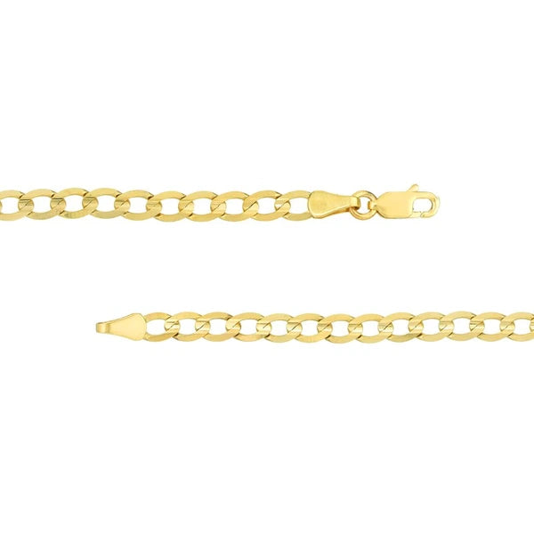 4.6mm Light Open Curb Chain with Lobster Lock
