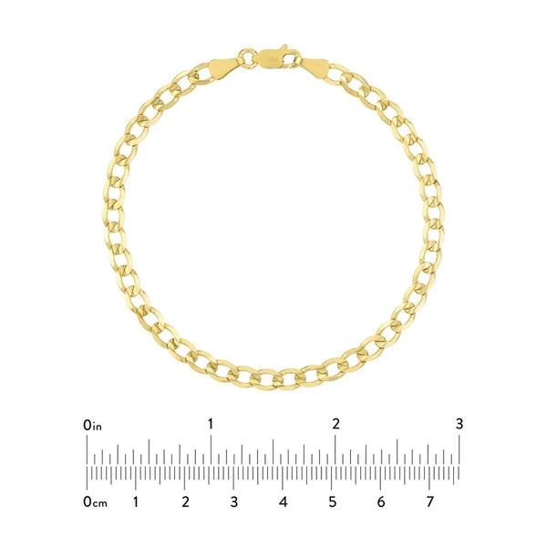 4.6mm Light Open Curb Chain with Lobster Lock