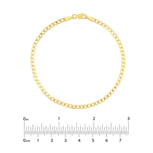 2.7mm Light Open Curb Chain with Lobster Lock