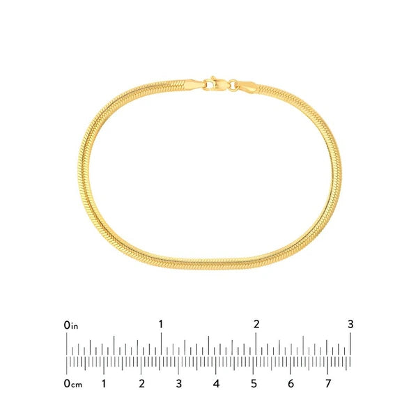 3.20mm Oval SN/Ake Chain with Lobster Lock