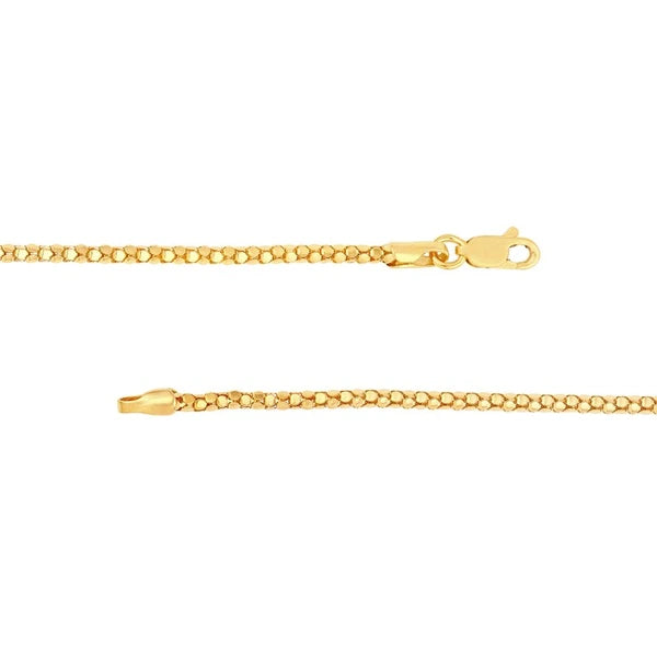 1.85mm Mirror Popcorn Chain