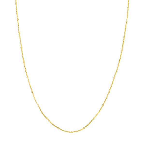 2.0mm D/C Saturn Curb Chain with Lobster Lock
