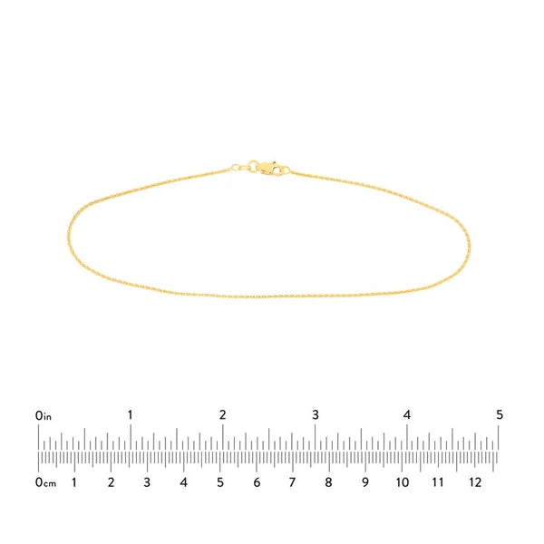 1.05mm D/C Wheat Chain with Lobster Lock