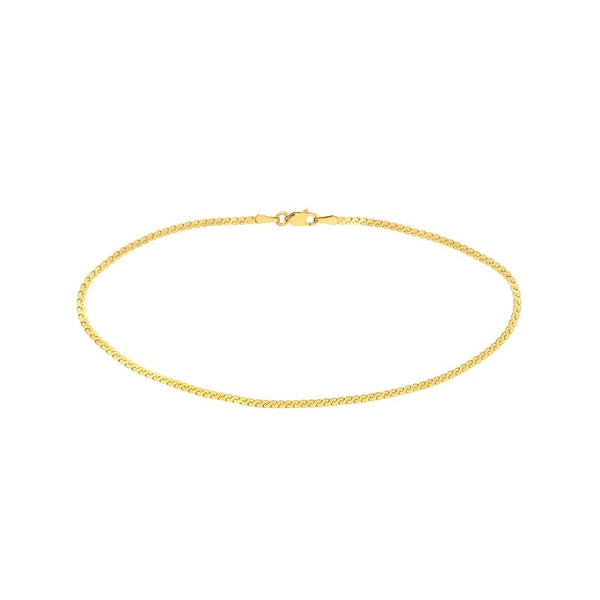 2.0mm Serpentine Chain with Lobster Lock